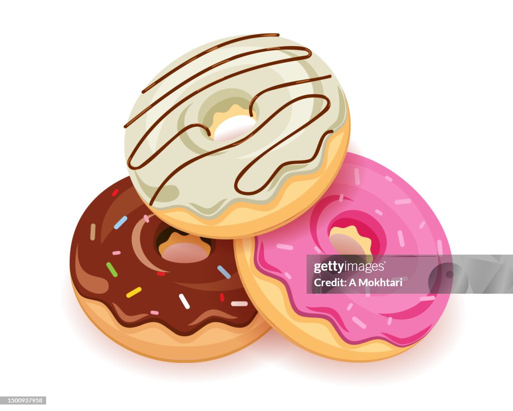 塗りつぶされたドーナツアイコン。