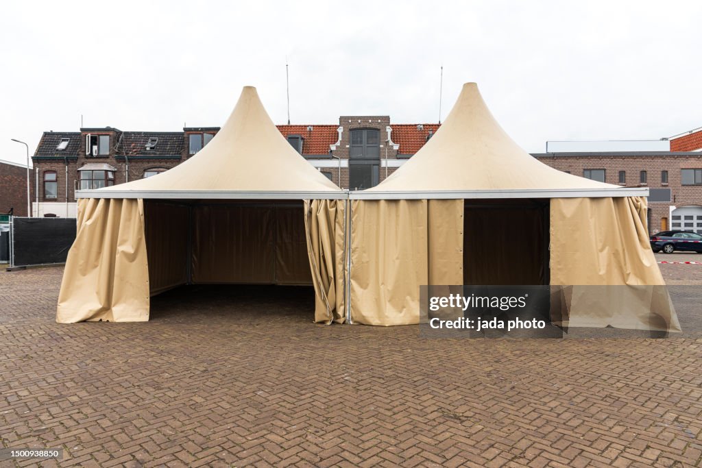 Two party tents