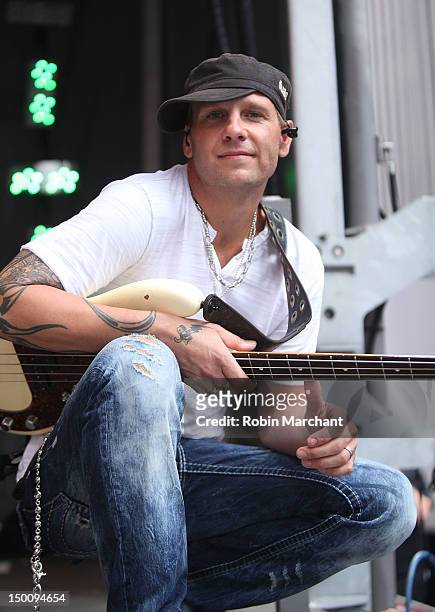 Todd Harrell of 3 Doors Down attends "FOX & Friends" All American Concert Series at FOX Studios on August 10, 2012 in New York City.