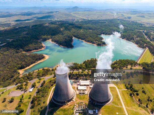 origin energy eraring power station - cooling tower stock pictures, royalty-free photos & images