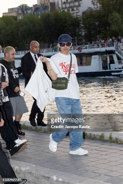Nigo attends the Kenzo Menswear Spring/Summer 2024 show as part of Paris Fashion Week on June 23, 2023 in Paris, France.