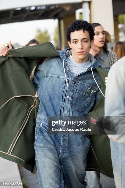 Model walks the runway during the Kenzo Menswear Spring/Summer 2024 show as part of Paris Fashion Week on June 23, 2023 in Paris, France.