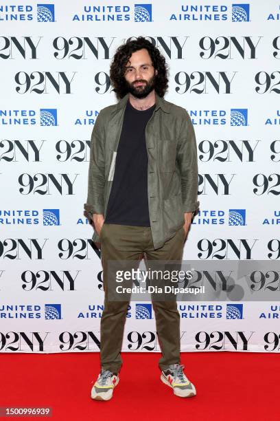 Penn Badgley attends Vibe Check: Saeed Jones, Sam Sanders, Zach Stafford In Conversation With Penn Badgley at 92NY on June 23, 2023 in New York City.