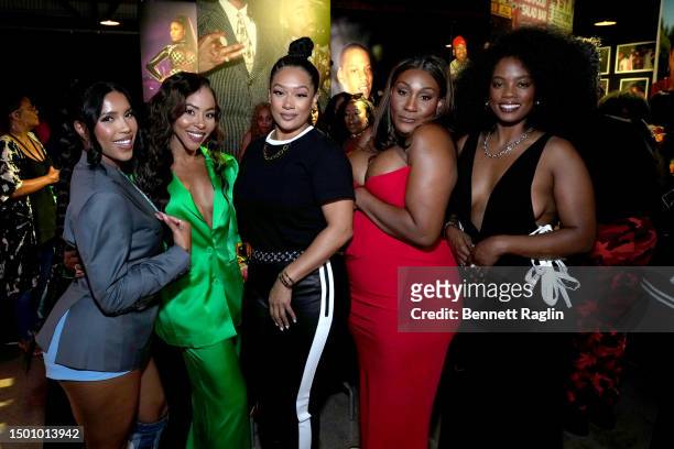 Jasmin Brown, KJ Smith, Crystal Renee, Mignon and Novi Brown attend House of BET - Day 2 at Goya Studios on June 23, 2023 in Los Angeles, California.