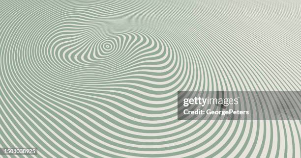 abstract background of rippled, wavy lines - khaki green stock illustrations