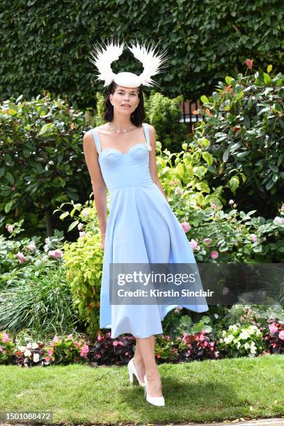 Kateryna Makhova attends day five of Royal Ascot 2023 at Ascot Racecourse on June 24, 2023 in Ascot, England.