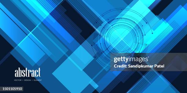 vector illustration design, digital eyeball and line on circuit board. high tech computer, science technology. - integrated media stock illustrations