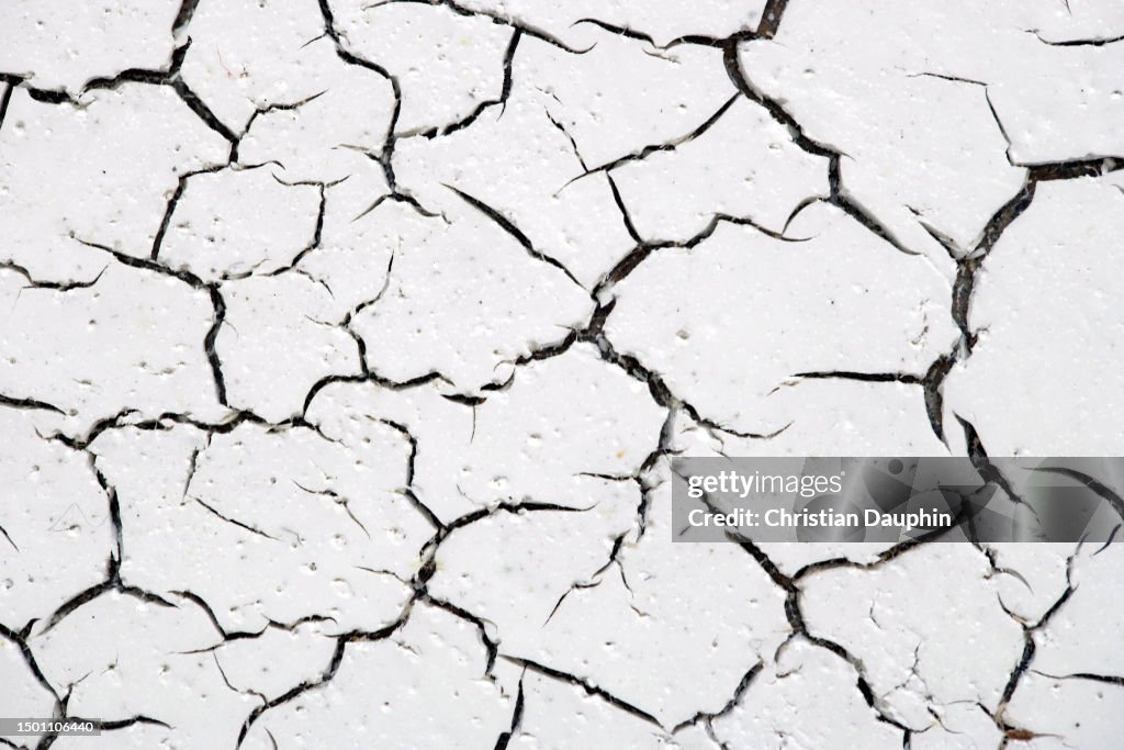 Cracked White Paint.