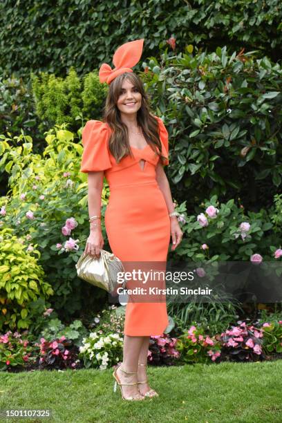 Racegoer attends day five of Royal Ascot 2023 at Ascot Racecourse on June 24, 2023 in Ascot, England.