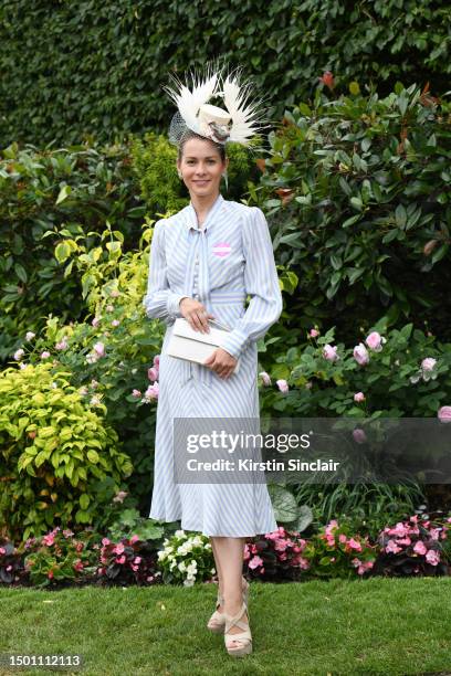 Charlotte Hawkins attends day five of Royal Ascot 2023 at Ascot Racecourse on June 24, 2023 in Ascot, England.