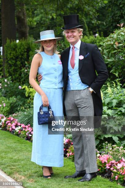 Racegoers attend day five of Royal Ascot 2023 at Ascot Racecourse on June 24, 2023 in Ascot, England.