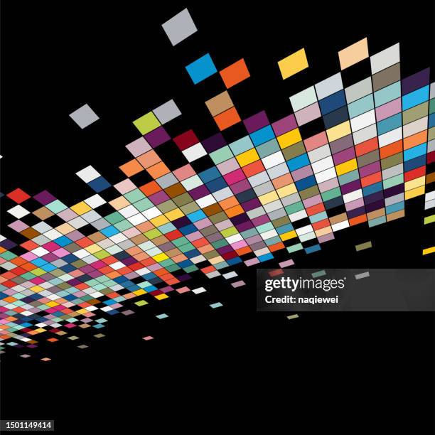 vector checked pattern data stream technology backgrounds - extreme close up stock illustrations