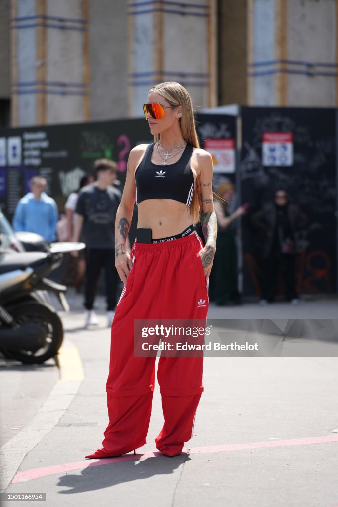 Street Style - Paris Fashion Week - Menswear Spring/Summer 2024 : Day Four