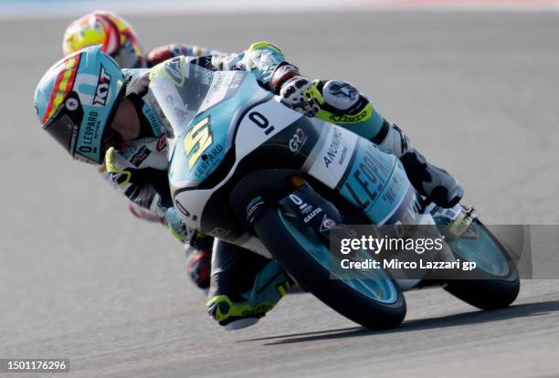 Jaime Masia of Spain and Leopard Racing rounds the bend during the MotoGP of Netherlands - Qualifying at TT Circuit Assen on June 24, 2023 in Assen,...