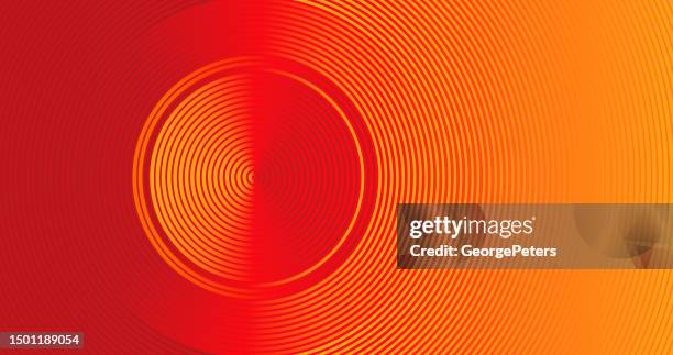 concentric circles abstract background - bullseye infographic stock illustrations