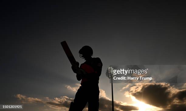 Tom Banton of Somerset prepares to go out to bat during the Vitality Blast T20 match between Somerset and Gloucestershire at The Cooper Associates...