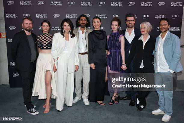 Director Boris Kunz, Lisa-Marie Koroll, Iris Berben, Numan Acar, Lisa Loven Kongsli, Marlene Tanczik, Producer Simon Amberger, Corinna Kirchhoff and...