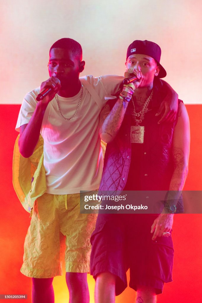 Dave And Central Cee Perform On Day 4 Of Glastonbury Festival 2023 On dave-and-central-cee-perform-on-day-4-of-glastonbury-festival-2023-on