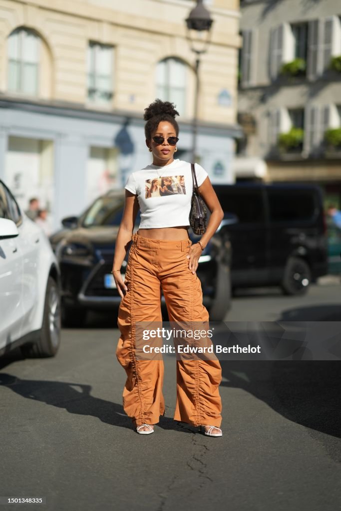 Street Style - Paris Fashion Week - Menswear Spring/Summer 2024 : Day Five