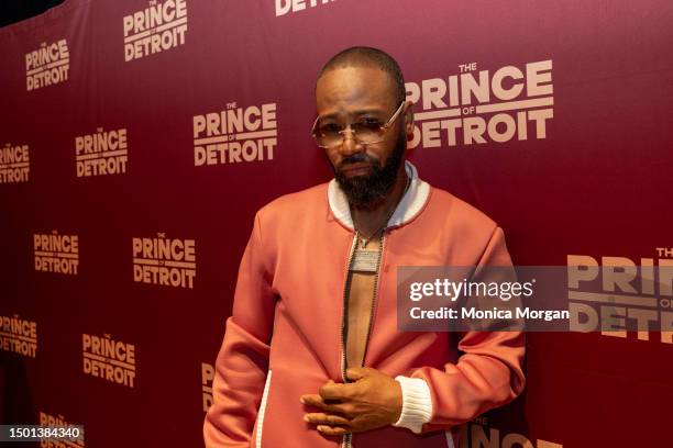 Actor Columbus Short attends "The Prince Of Detroit" Detroit Premiere at Detroit Music Hall on June 23, 2023 in Detroit, Michigan.