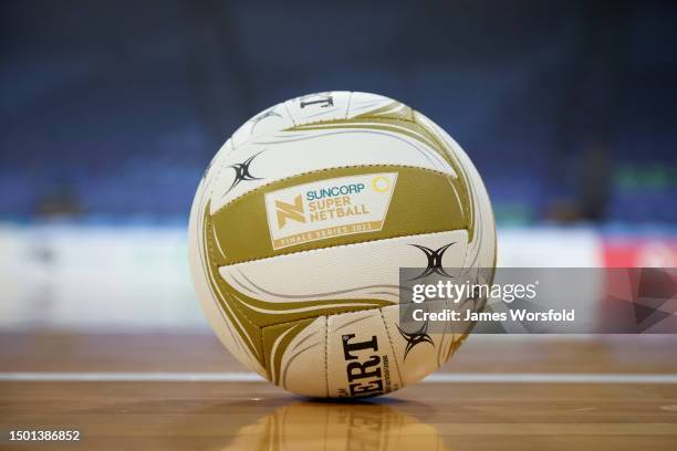 General view of the Suncorp Super Netball during the Super Netball Semifinal match between Melbourne Vixens and West Coast Fever at RAC Arena, on...