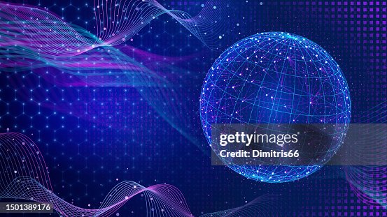 Technology concept dark background. Big data, artificial intelligence. Technology concept dark background. Big data, artificial intelligence.