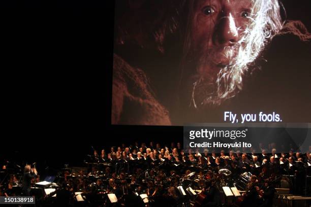 The screening of "The Lord of the Rings: The Two Towers" with Howard Shore's score performed live at Radio City Music Hall on Friday night, October...