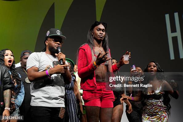Hom Perform LovelyMimi , Emmanuel Hudson , and Jessie Woo perform onstage with ...