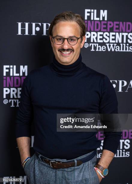 Actor and comedian Gil Ozeri attends the Film Independent Live Read of “Back To The Future” at the Wallis Annenberg Center for the Performing Arts on...