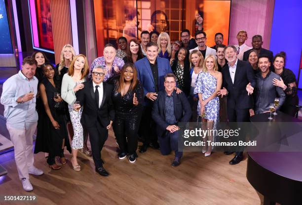 Lead with Love Celebrity Participants onstage during Project Angel Food's Lead with Love 4 - A Fundraising Special on KTLA at KTLA 5 on June 24, 2023...