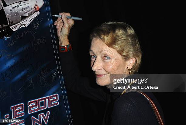 Actress Diana Muldaur participates in the 11th Annual Official Star Trek Convention at the Rio Hotel & Casino Day 2 on Friday August 10, 2012 in Las...