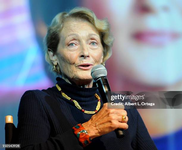 Actress Diana Muldaur participates in the 11th Annual Official Star Trek Convention at the Rio Hotel & Casino Day 2 on Friday August 10, 2012 in Las...