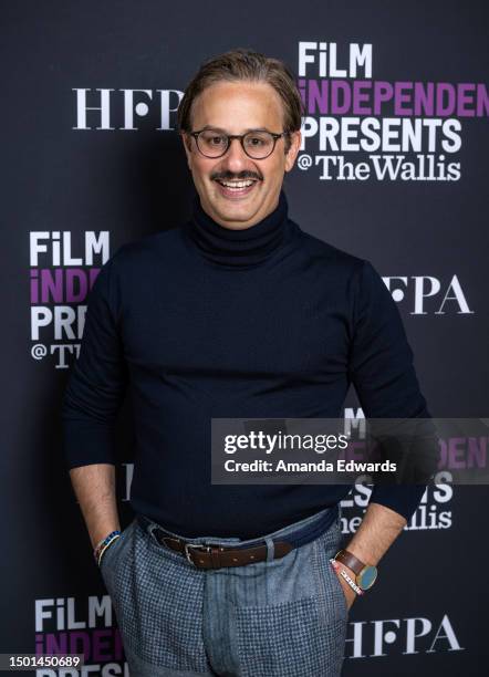 Actor and comedian Gil Ozeri attends the Film Independent Live Read of “Back To The Future” at the Wallis Annenberg Center for the Performing Arts on...