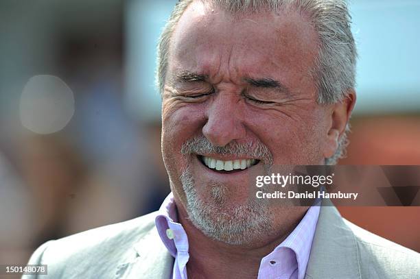 Terry Venables, technical advisor of Wembley FC just prior to a Budweiser FA Cup Extra Preliminary Round at Vale Farm Stadium, on August 11, 2012 in...