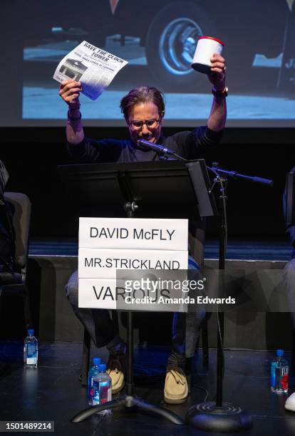 Actor Gil Ozeri attends the Film Independent Live Read of “Back To The Future” at the Wallis Annenberg Center for the Performing Arts on June 24,...