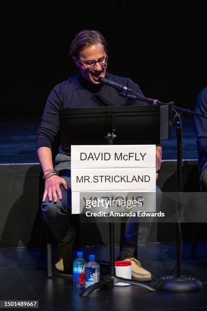 Actor Gil Ozeri attends the Film Independent Live Read of “Back To The Future” at the Wallis Annenberg Center for the Performing Arts on June 24,...