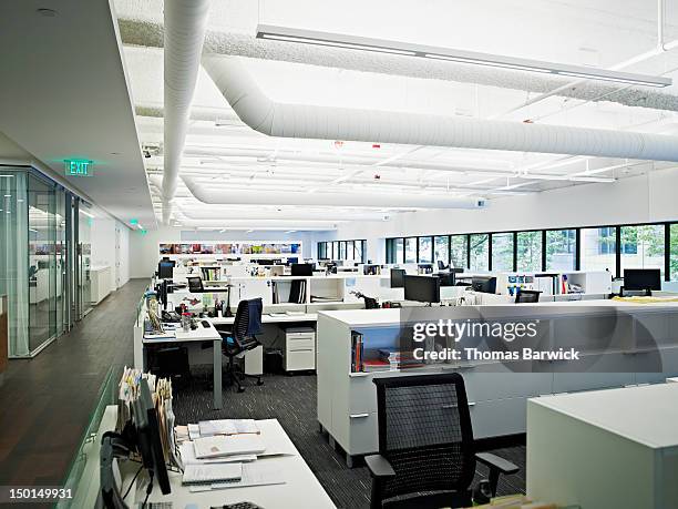 empty office - first personal computer stock pictures, royalty-free photos & images