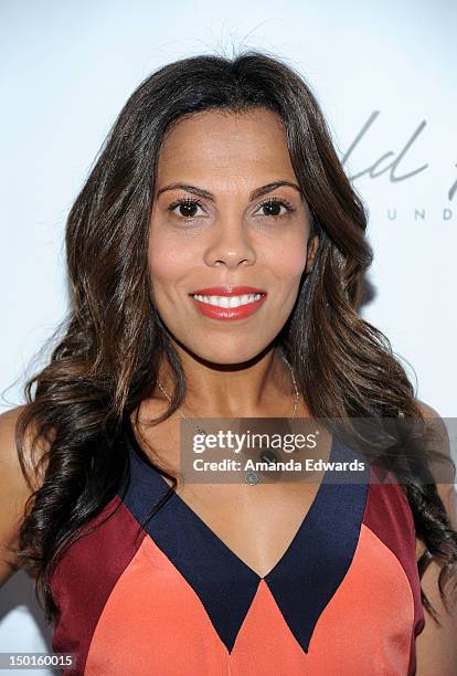 Actress Aonika Laurent arrives at the 12th Annual Harold Pump Foundation Gala on August 10, 2012 in Los Angeles, California.