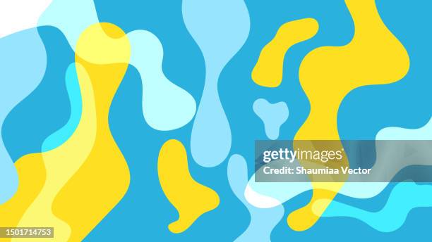 abstract liquid splash blob background design - milk run stock illustrations