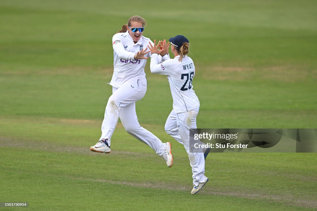 England v Australia - LV= Insurance Women's Ashes Test Match: Day Four
