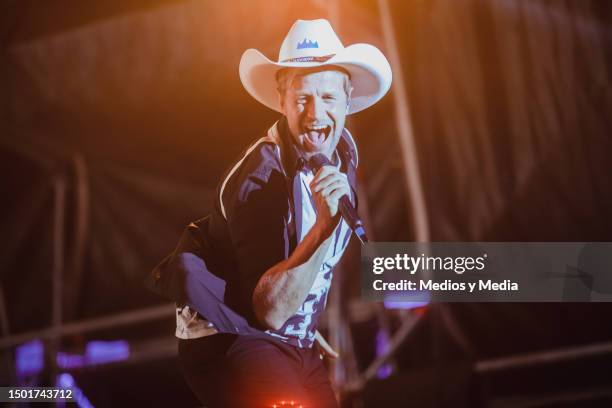 Brian McFadden Westlife band, performing as part of the 'Festival Machaca 2023' at Parque Fundidora on June 24, 2023 in Monterrey, Mexico.