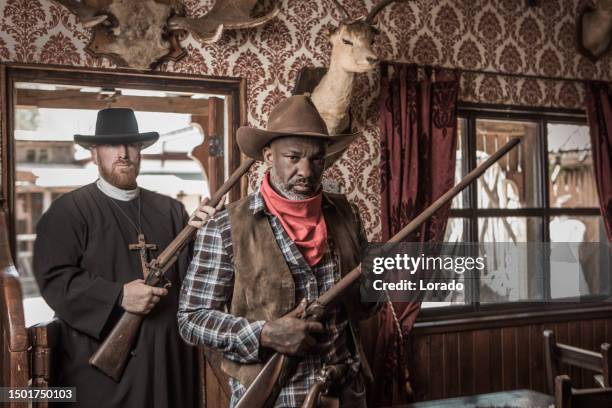 Cowboy With Reed Cowboy With Rifle Photos and Premium High Res Pictures - Getty Images