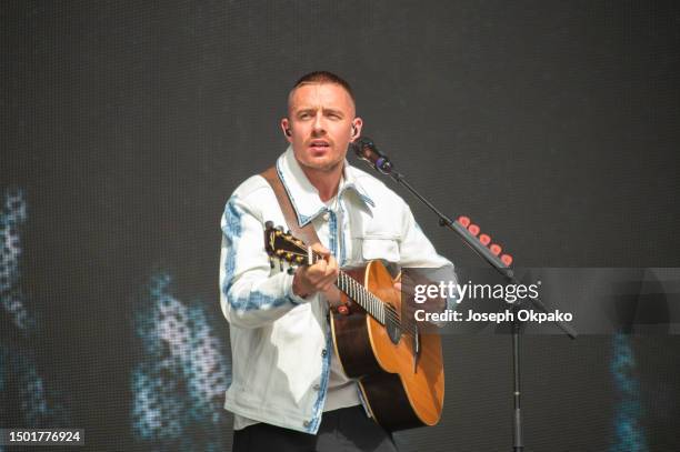 Dermot Kennedy performs on Day 5 of Glastonbury Festival 2023 on June 25, 2023 in Glastonbury, England.