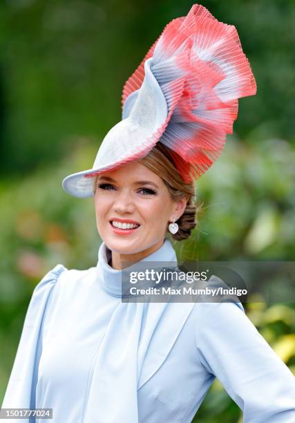 Charlotte Hawkins attends day 5 of Royal Ascot 2023 at Ascot Racecourse on June 24, 2023 in Ascot, England.