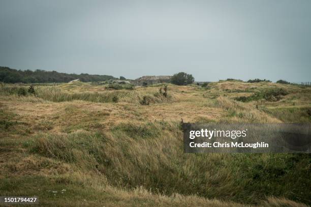 point du hoc - june 1944 stock pictures, royalty-free photos & images