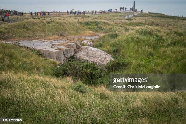 point du hoc - june 1944 stock pictures, royalty-free photos & images