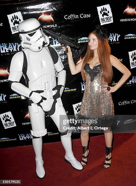 Actress Phoebe Price attends Heavy Metal Magazine's 35th Anniversary Party - Comic-Con International 2012 held at The Haunted Hotel on July 12, 2012...