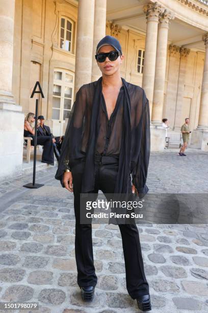 Olivier Rousteing attends the Ludovic de Saint Sernin Menswear Spring/Summer 2024 show as part of Paris Fashion Week on June 25, 2023 in Paris,...
