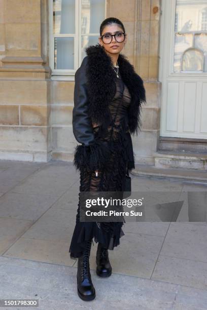 Mia Khalifa attends the Ludovic de Saint Sernin Menswear Spring/Summer 2024 show as part of Paris Fashion Week on June 25, 2023 in Paris, France.