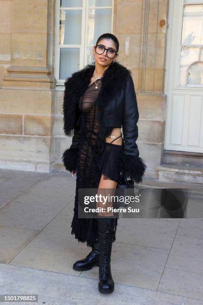 Mia Khalifa attends the Ludovic de Saint Sernin Menswear Spring/Summer 2024 show as part of Paris Fashion Week on June 25, 2023 in Paris, France.